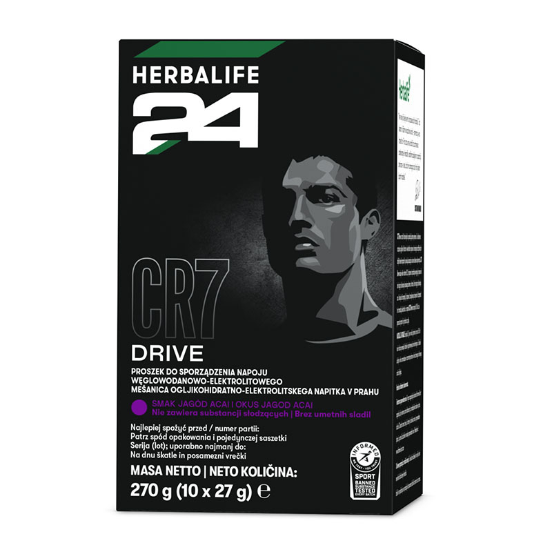 CR7 Drive Saszetka smak jagód acai 10 saszetek po 27 g każda