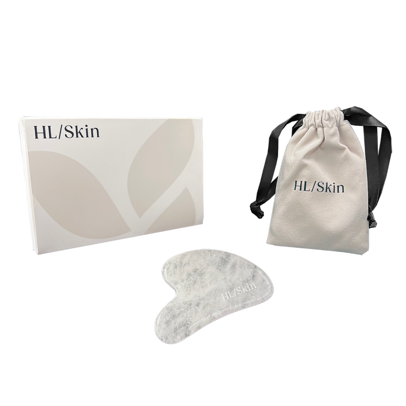 Kamień Gua Sha z białego jadeitu HL/Skin